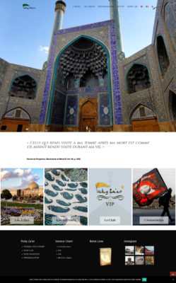 Création d'un site d'agence de voyage